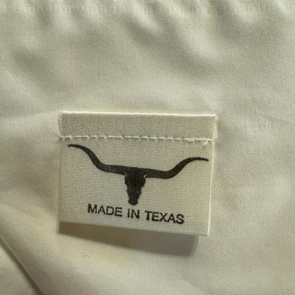 Men's Stubbs Western White ZigZag Beer Barrel Button French Cuff Shirt Size M NW - Picture 11 of 12